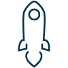 Pictogramme d'une fusée